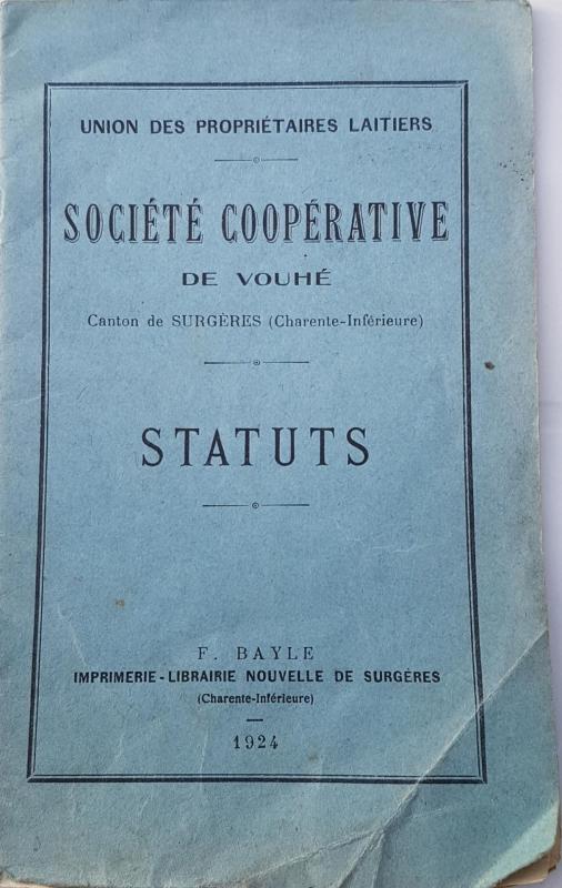 1 laiterie vouhe statuts page 1 1924