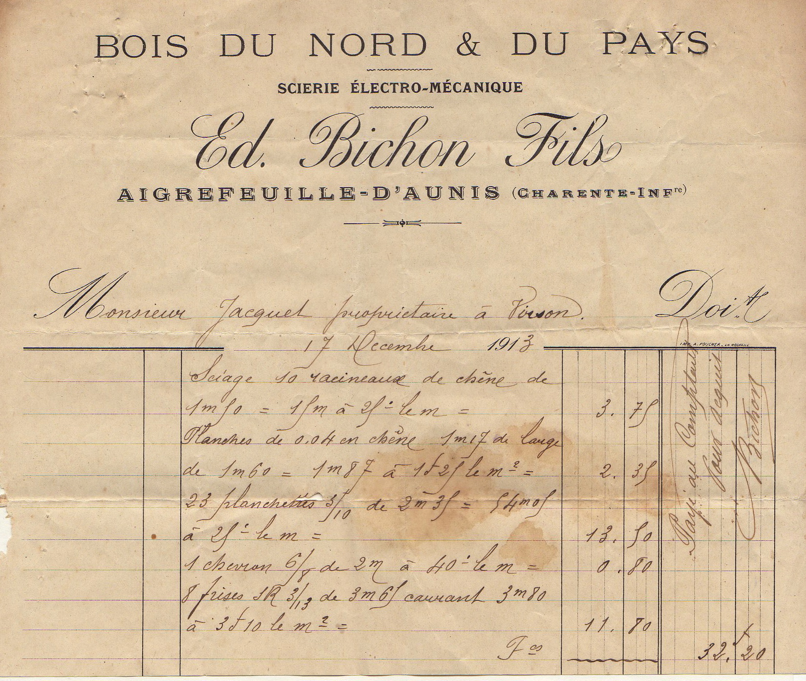 1913 12 17 bichon facture jacquet