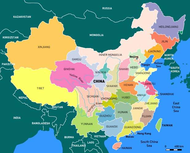 1997 china map 1