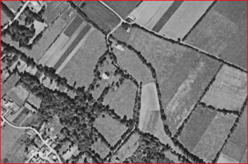 3 mille ecus photo chateau ign 1945 1950 noir et blanc