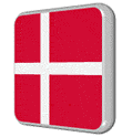 Denmark flag icon animation