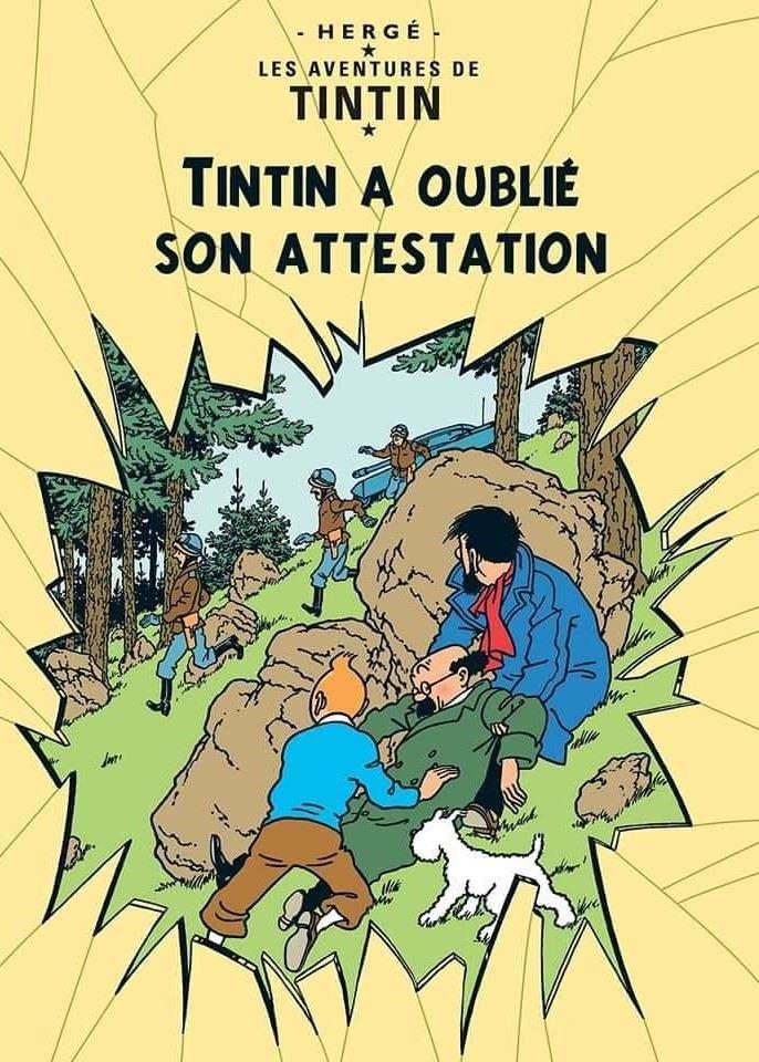 Tintin a oublie